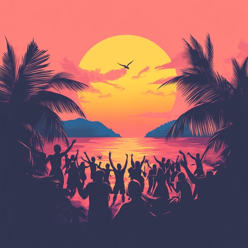 This track combines high energy reggaeton beats with infectious tropical melodies, creating a spirited atmosphere perfect for vibrant dance parties. The rhythmic syncopation and dynamic instrumentation evoke the feeling of a sun drenched dancefloor, inviting everyone to move to the music.