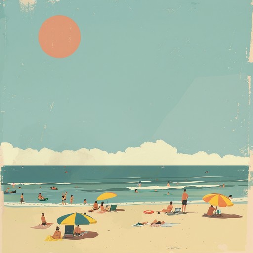 This instrumental track captures the joy and carefree spirit of a summer day at the beach in the 1950s. Featuring a breezy tempo, melodic hooks, and vintage sounds, it's perfect for evoking happy memories of simpler times. Let the upbeat rhythm and bright harmonies transport you to sun soaked shores and sandy toes.