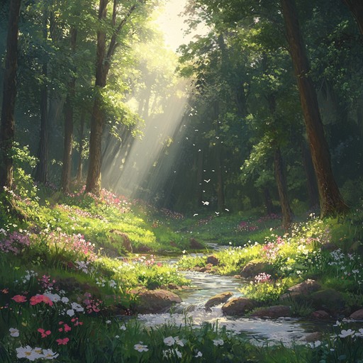 Immerse yourself in a symphonic journey that captures the serene essence of nature's untouched beauty. This orchestral piece blends the harmonious tones of strings and woodwinds to paint a vivid soundscape of peaceful forests, gentle streams, and majestic landscapes, offering listeners a breath of tranquility and timeless calm.