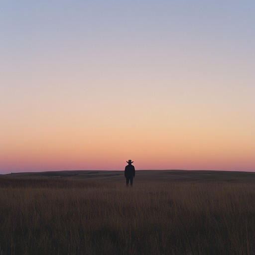 An instrumental piece that gently captures the serene beauty of the open western plains at sunset, featuring mellow melodies and soft harmonies that evoke a sense of calm and reflection