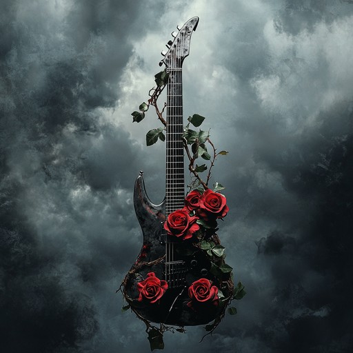 An instrumental piece blending passionate melodies with powerful hard rock guitar riffs, evoking intense emotions and a compelling narrative of love and determination.