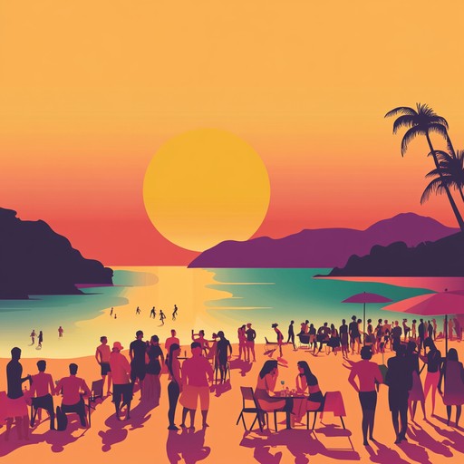 A joyful blend of danceable rhythms and sunny melodies creating an energetic beach party atmosphere. The bouncy beats, enriched by bright and shimmering synths, invite listeners to feel the warmth of the sand and the excitement of a perfect summer day. Ideal for those looking to capture the essence of fun, freedom, and youthful exuberance.