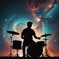 high energy drumming for sci fi action