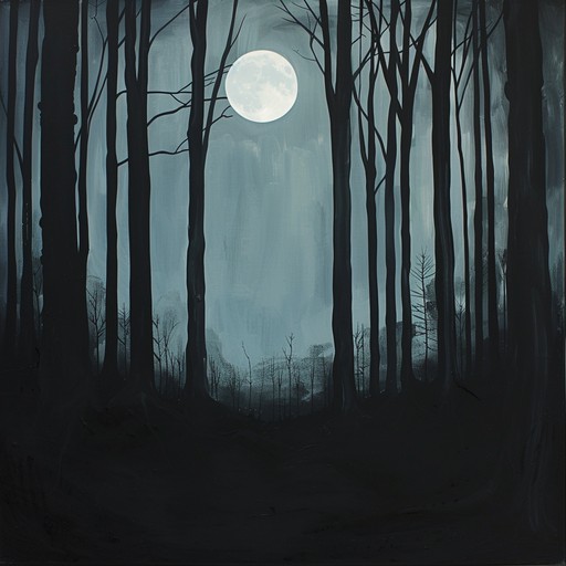 A haunting composition filled with shadowy melodies, spectral whispers, and chilling undertones. The atmosphere is thick with tension, creating a spine tingling experience that evokes images of haunted houses and ghostly apparitions. Creepy sound effects and lingering synths add to the eerie vibe, making it perfect for horror scenes or suspenseful moments.