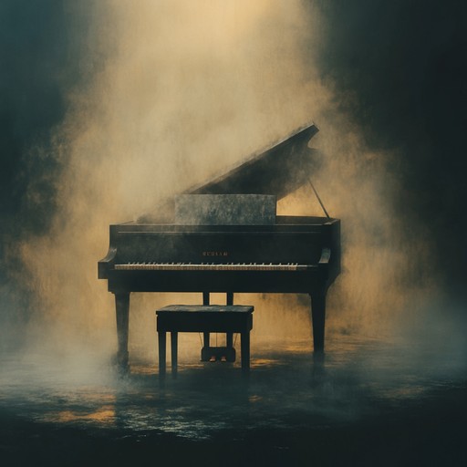 A contemporary classical composition drawing inspiration from the enchanting ambiance of twilight, featuring minimalist piano lines intertwined with mystical harmonics, creating a calming yet otherworldly experience