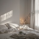 gentle whispers echo in minimalist, dreamy night serenade