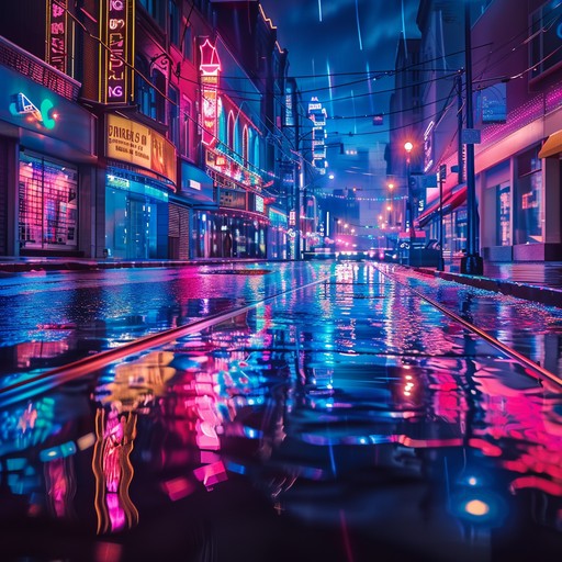 Imagine cruising through a neon lit cityscape with upbeat melodies, punchy synths, and driving rhythms. Neon dreams forever captures the essence of a vibrant future filled with nostalgia and excitement, ideal for cinematic scenes or upbeat moments.