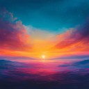 an energetic symphony capturing the vibrancy of a colorful sunrise