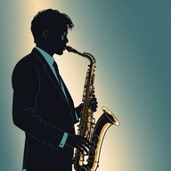 captivating saxophone amidst the urban backdrop