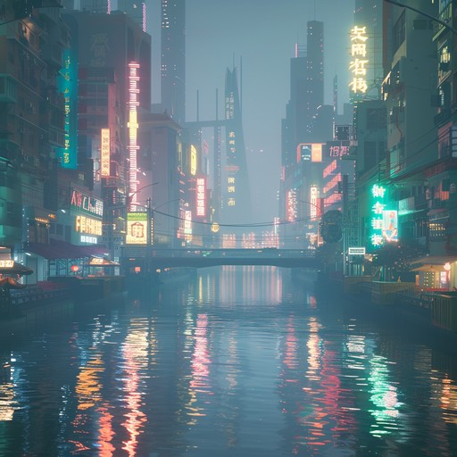 Immerse yourself in a serene neon landscape with this dreamy instrumental track. Smooth synths glimmer and meld with reflective bass lines, offering a calming, introspective atmosphere perfect for relaxation or meditation.