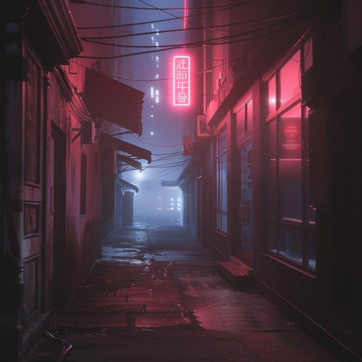 Immerse yourself in a mellow lo fi track that captures the mystery and stillness of urban nights. Gentle guitar melodies and soft beats coalesce to create a reflective and soothing atmosphere, ideal for relaxation or deep thought.