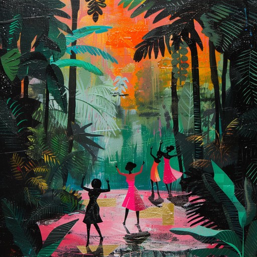 Infusing joyful beats and lively melodies, this piece brings an infusion of sunshine to afrobeat with dynamic rhythmic patterns, colorful percussion, and vibrant brass sections. It creates an energetic setting reminiscent of a lively open air dance in a tropical forest, perfectly capturing the essence of happiness and festivity.