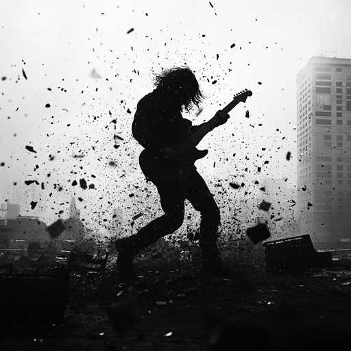 An instrumental punk anthem that captures the explosive spirit of rebellion. Powerful electric guitar riffs and relentless drumming create a chaotic yet invigorating soundscape, celebrating the visceral energy of punk culture. Dynamic shifts add intensity and unpredictability.