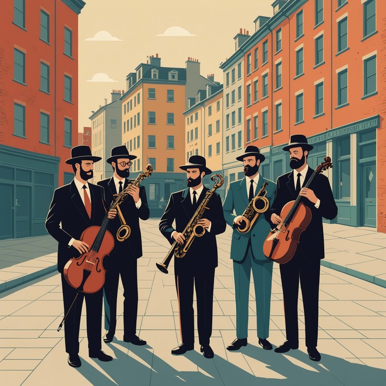 A contemporary interpretation of klezmer, using classical instruments along with modern harmonies to bring a fresh yet respectful take on centuries old jewish music.