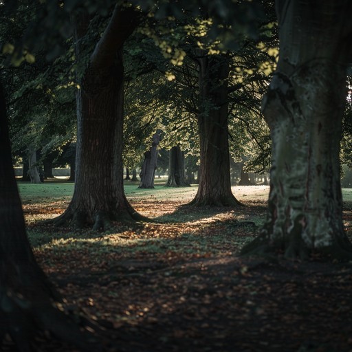 This instrumental piece explores the depths of melancholia with a rich, dark folk atmosphere, drawing inspiration from shadowy forests and forgotten paths. It employs haunting melodies, somber tones, and evocative textures to conjure an immersive experience that lingers in the listener's mind