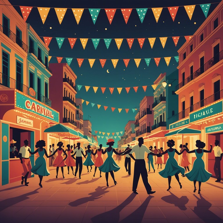 Immerse yourself in the vibrant sounds of havana during a festive carnival where the energetic pulse of conga drums lifts your spirit and beckons you to dance with joyful abandon in the streets filled with colorful decorations and exuberant crowds.