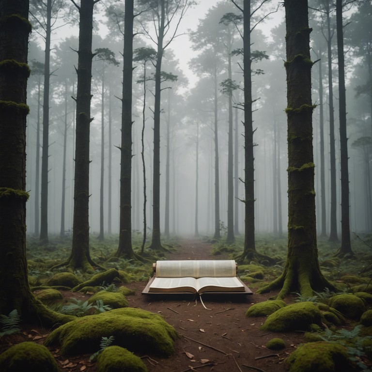 This track conveys a story of ancient secrets and mystical realms through an eerie, captivating melody. As the music plays, it feels like wandering through forgotten libraries filled with arcane books. The melody played on a shamisen adds a traditional japanese touch, creating a bridge between the ancient and the modern in an anime setting.