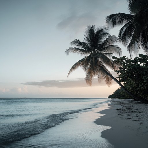 Imagine a contemplative evening, where blue skies turn grey reflecting the emotional depth of the caribbean sea, echoed through soft reggae tunes.