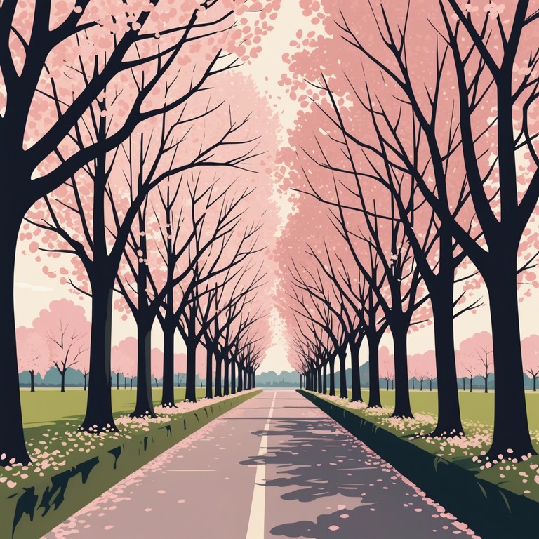 This musical piece evokes a tranquil stroll beneath falling cherry blossoms, perfectly capturing the essence of calmness and beauty in anime settings. Soft piano keys mingle with the faint rustle of leaves, creating an ethereal soundscape that transports the listener to a dream like state.