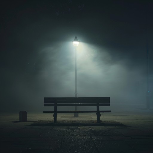 Creating an auditory journey through the shadowy corners of a sleeping city, this music tells a story of solitude and contemplation amidst the echoing steps along pavements that remember countless footfalls, now silent in the night.