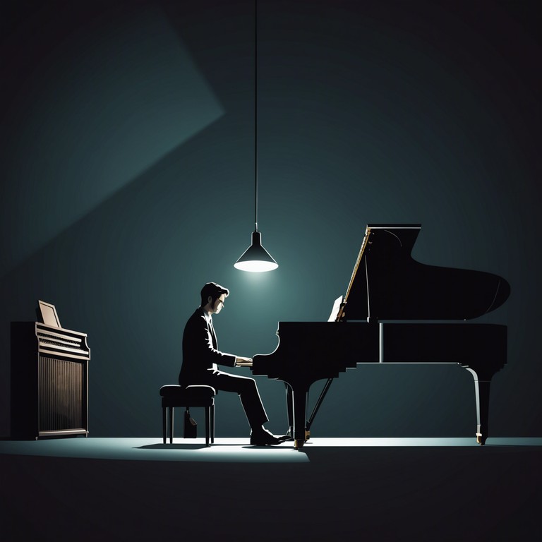 In an intimate jazz club, shrouded in velvet darkness and occasional whispers, a solitary piano characterizes stories of lost loves and silent yearnings. Each note resonates with the soulful depth of unspoken emotions, painting aural pictures of moonlit melancholy.