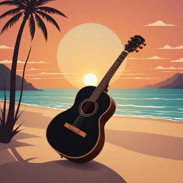 Reflect on spending a deeply personal and romantic moment under the calming hues of a setting sun. Warm melodies and the soft strumming of strings evoke feelings of love and connection, perfect for a romantic getaway soundtrack.