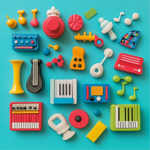 An energetic toytronica track featuring vibrant toy pianos and electronic beats, inspiring listeners to embrace their inner strength