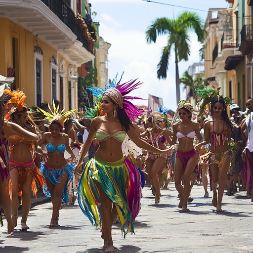 Full of spirited salsa beats, this lively track encapsulates the vibrant energy of a tropical dance extravaganza. Dynamic brass, lively congas, and melodic pianos create an irresistible invitation to dance under starlit skies.