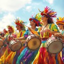 an uplifting instrumental capturing the vibrant energy of carnival celebrations