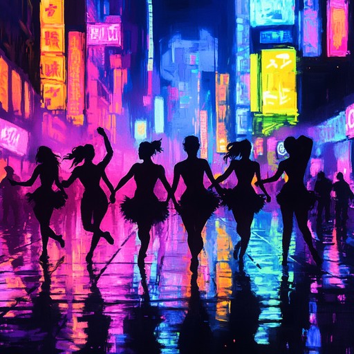 An energetic instrumental disco funk song with infectious basslines, rhythmic guitar riffs, and vibrant brass melodies that evoke the thrill of city nightlife under glowing neon lights.