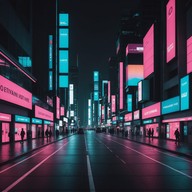 echoes of the neon lit city beats