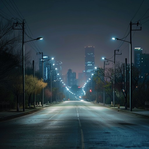 A soothing track that embodies the tranquility of an urban night. With delicate saxophone lines interwoven with mellow rhythms, it creates a reflective mood possibly tinged with nostalgia.