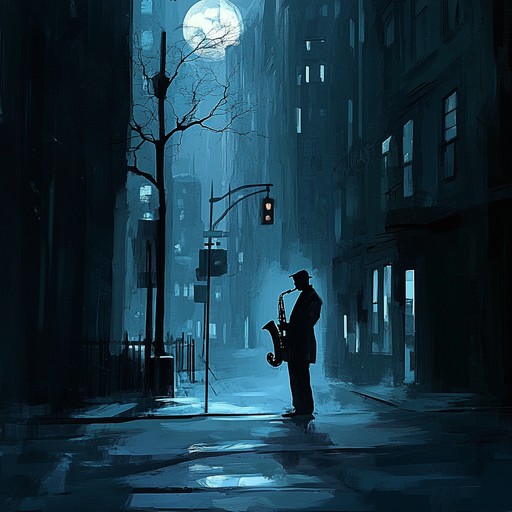 Take a journey through an enigmatic cityscape brought to life by smooth and soulful jazz. The saxophone leads the way, creating a haunting ambiance perfect for late night musings or moody cocktail lounges. Each note whispers secrets of the night and invites listeners to unravel the mysteries of the urban night.