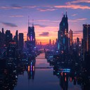 calming blend of futuristic bass and chill melodies.