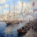 rousing seafaring anthem celebrating russian naval adventures