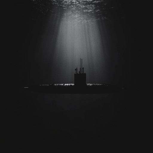 An eerie instrumental piece that captures the sinister aura of the russian navy's silent submarines lurking beneath icy waters, blending dark ambient sounds with haunting maritime motifs to evoke a sense of impending doom and mystery.