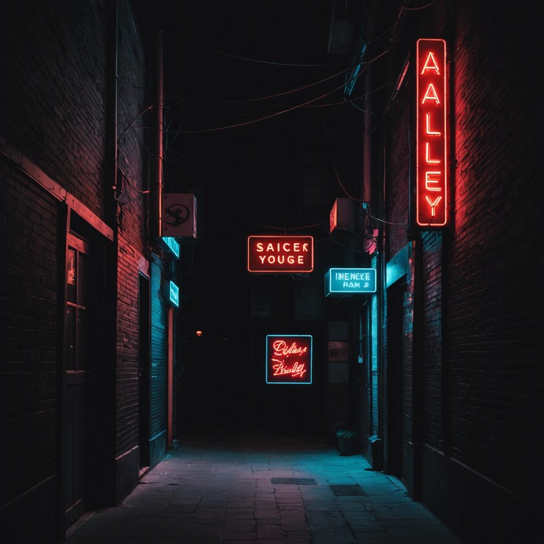 In a world dominated by flickering neon lights and shadowy figures, neon shadows await is a musical exploration of a dystopian cityscape, where suspense and digital elements fuse under the cover of darkness. The track wandavours to encapsulate the aura of a futuristic metropolis teeming with unsolved mysteries.