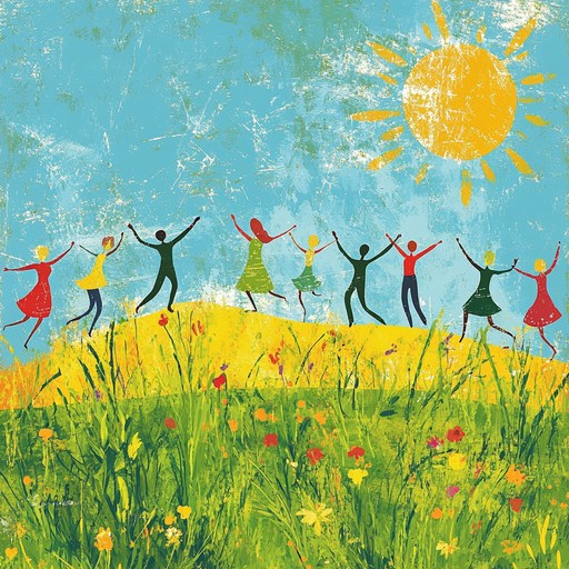 This instrumental track features a vibrant and energetic polka tune, perfect for a community dance under the warm summer sun. The lively accordion leads the way, supported by bouncy bass lines and rhythmic percussion, ensuring an atmosphere full of smiles and happiness.