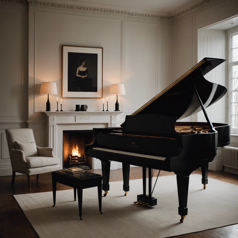 A sophisticated romantic piece featuring an intimate piano performance. The music evokes a sense of closeness, with gentle, lilting piano melodies that weave through the peaceful ambiance of a candlelit room. Ideal for evenings where reflection and quiet companionship take the center stage, the song explores themes of love, nostalgia, and heartfelt connection.