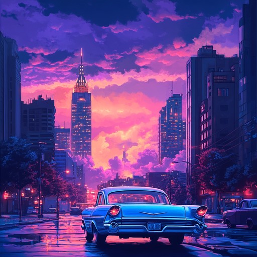 Imagine driving through a futuristic city at dusk, neon lights reflecting off your windshield, while bittersweet memories of the past blend seamlessly with the present. The synth melody evokes a sense of longing and reflection, while the lush harmonies paint a picture of a world where the past and future coexist in a delicate balance.