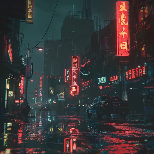 Explore a brooding nocturnal journey through shadowy city streets, where dark atmospheric sounds are interwoven with deep experimental synths. The composition paints a vivid picture of an eerie, desolate cityscape drenched in shadows, capturing the unsettling yet magnetic allure of urban nightlife.