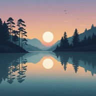 escape into morning's serene embrace