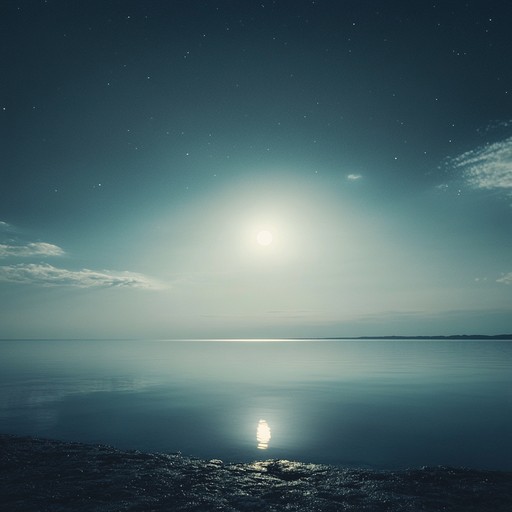 Craft an ethereal musical landscape that evokes the tranquility and wonder of a starlit night. Shimmering synths and subtle guitar melodies weave together to create an enchanting sound experience, filled with delicate, celestial elements.