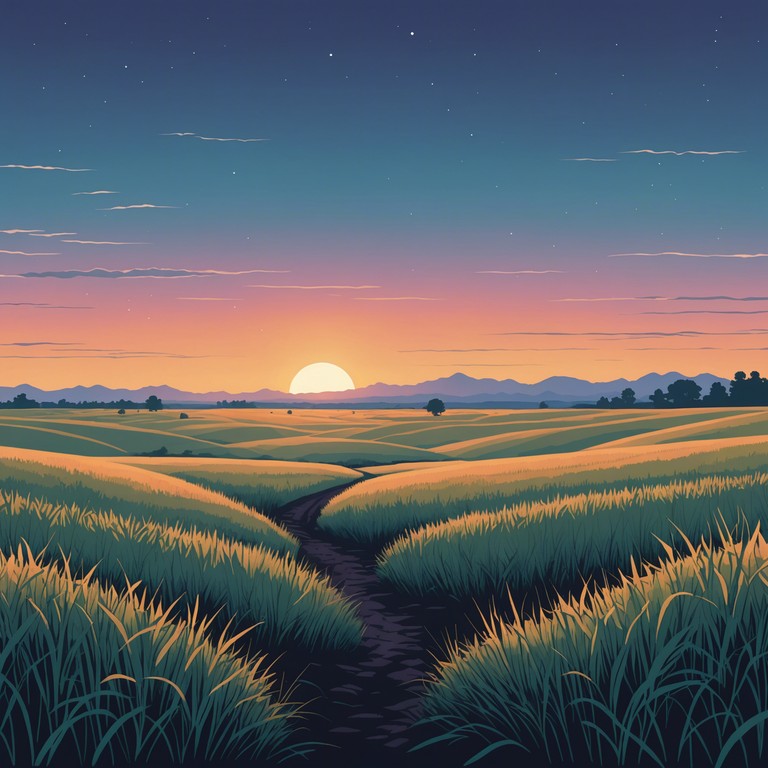 This track paints an auditory canvas of the expansive, open prairie under a wide, clear sky, with a gentle guitar melody that resonates with the soul's longing for simplicity and peace.