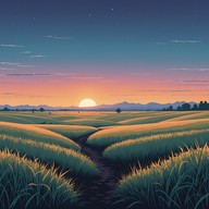 crafting melody from the soothing prairie breezes