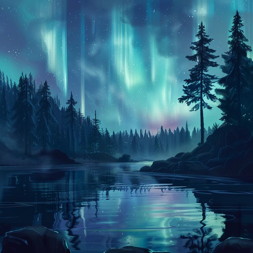 An inspiring instrumental song capturing the beauty and serenity of finland’s northern lights and tranquil forests. With a melodic piano leading the harmony, the track creates a sense of awe and hope, reminiscent of a peaceful finnish evening.