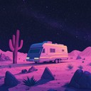 an electronic journey blending desert rhythms with futuristic beats.