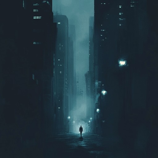 An instrumental piece combining bold downtempo beats with ethereal sounds, capturing the essence of walking through a city under the moonlit sky, introspective and mysterious.