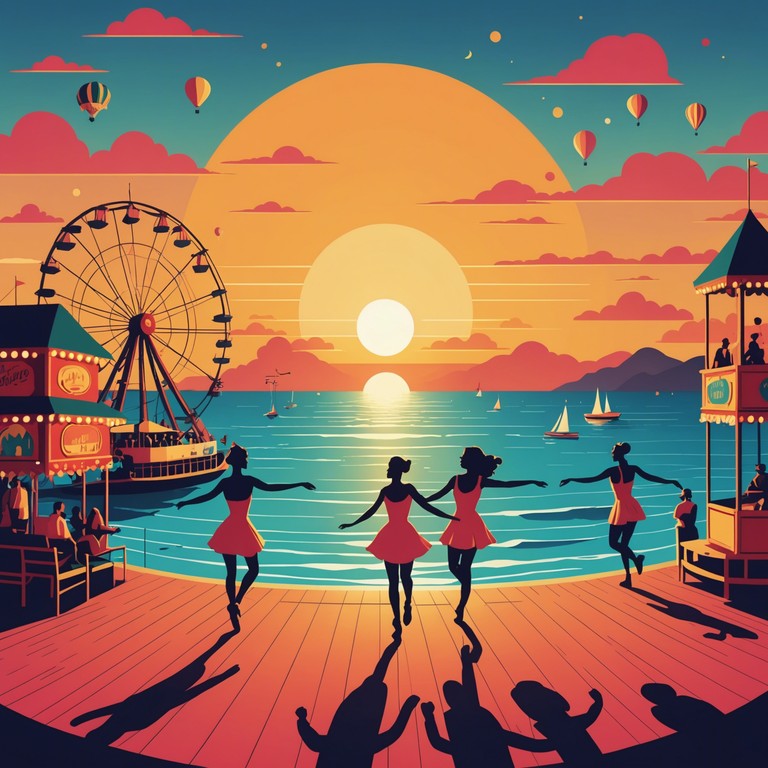 Imagine a scene full of vibrant colors, festivities with dancers dressed in colorful costumes, and the smell of ocean breezes mixed with local flavors. This track captures the essence of an unforgettable sunny beach fiesta.