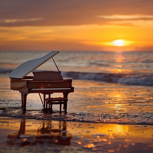 This smooth romantic instrumental captures the magic of a sunset serenade, designed to evoke feelings of love and intimacy. The enchanting melodies of the piano flow gently over soft, warm orchestral strings, creating a serene and dreamy atmosphere. Ideal for romantic evenings or quiet reflection, allowing listeners to be enveloped in a tender, heartwarming experience